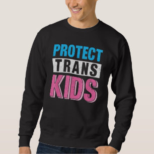 Sweatshirt Groovy Protège les enfants trans LGBT LGBTQ Gay Le