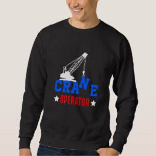 Sweatshirt Grues Opérateur chantier de construction Bâtiment