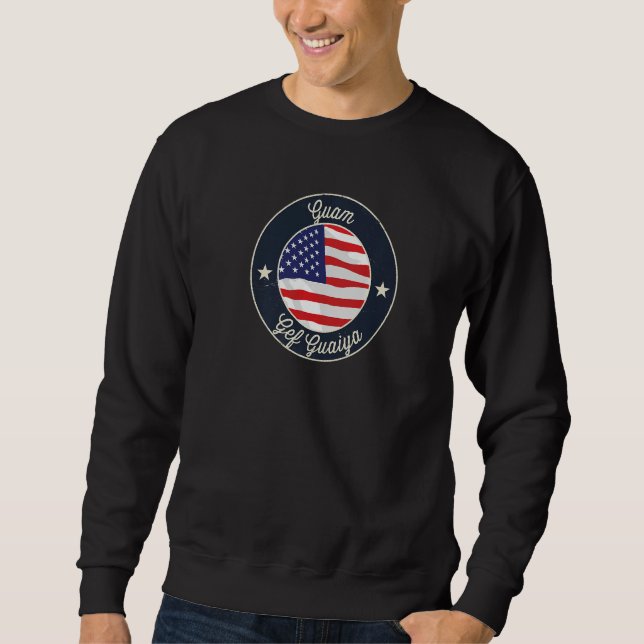 Sweatshirt Guam Souvenir Retro Graphic Premium (Devant)