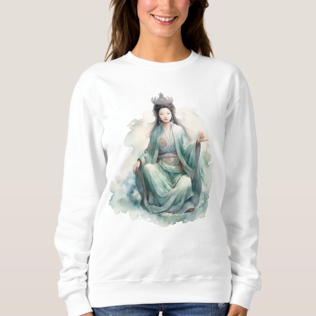 Sweatshirt Guan Yin, Déesse De La Miséricorde (Devant)