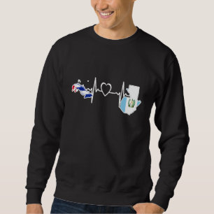 Sweatshirt Guatemala Cuba Drapeau Guatemalteque Cubain Battem