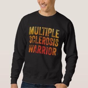 Sweatshirt Guerrier de la sclérose en plaques Orange Hommes F
