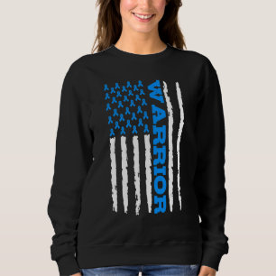 Sweatshirt Guerrier de la sensibilisation au diabète de type