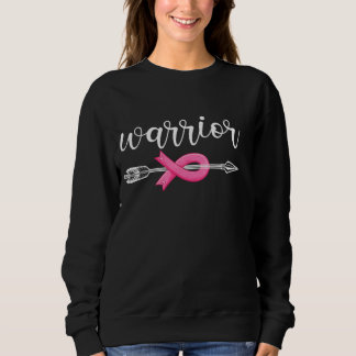 Sweatshirt Guerrier du cancer du sein Sensibilisation au canc