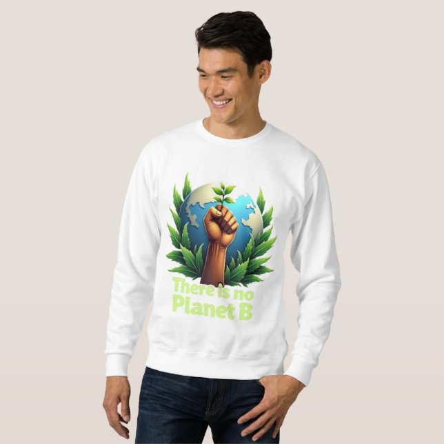 Sweatshirt Guerrier écologique (Devant entier)