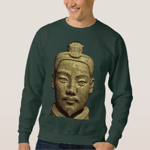 Sweatshirt Guerrier en terre cuite - Art doré antique