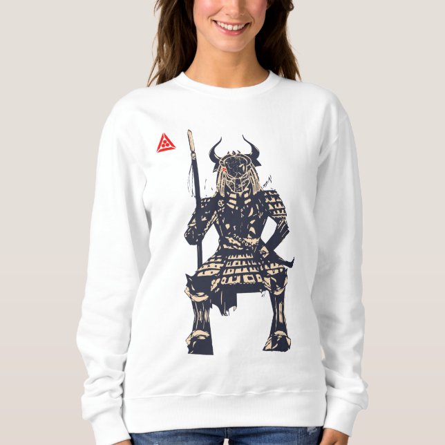 Sweatshirt Guerrier Samouraï de l'Espace (Devant)