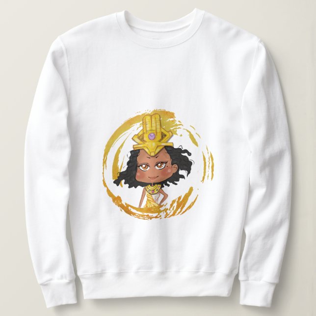 Sweatshirt Guerrière Chibi  (Design devant)
