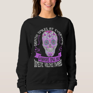 Sweatshirt Guerriers Sourient Contre la Sensibilisation à la