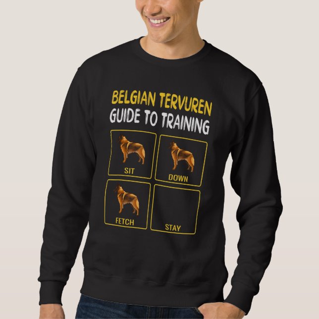 Sweatshirt Guide Belge Tervuren Pour L'Entraînement De L'Obéi (Devant)