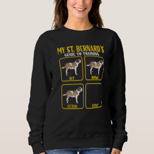 Sweatshirt Guide de dressage de chien Saint Bernard St Bernar