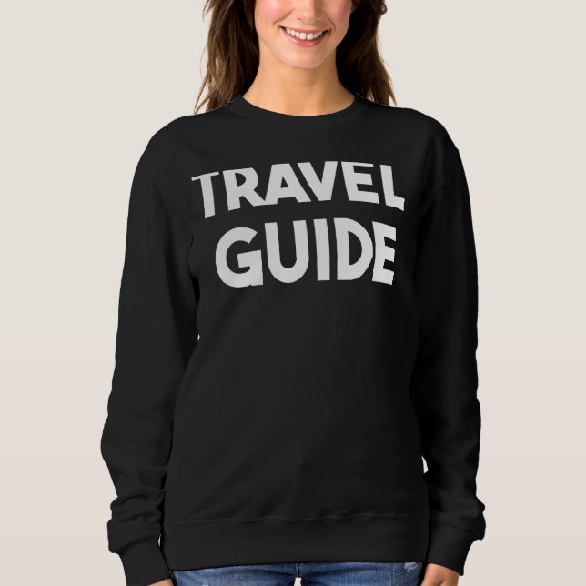 Sweatshirt Guide de voyage (Devant)