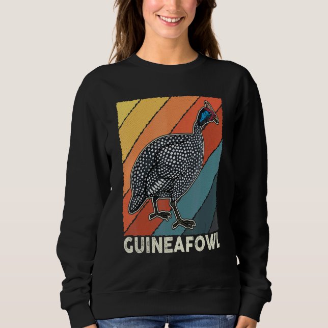 Sweatshirt Guinea Fowl Chicken  Breeder Poultry Saying 16 (Devant)