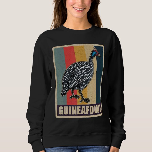 Sweatshirt Guinea Fowl Chicken  Breeder Poultry Saying 20 (Devant)