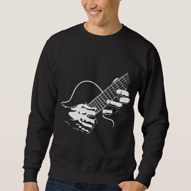 Sweatshirt Guitare Hands II (Devant)