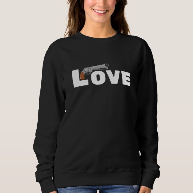 Sweatshirt Gunaholic Guns Pro Gun Lows - Gun Love (Devant)