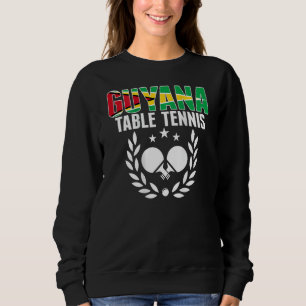 Sweatshirt Guyana Ping Pong Équipe guyanienne de tennis de