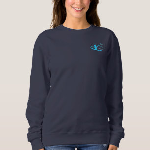 Sweatshirt Gymnastique GTbay Col crémeux *Design foncé*