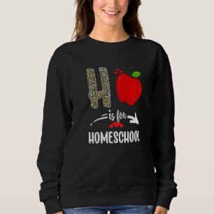 Sweatshirt H Est Pour Homeschool Leopard Homeschool Enseignan