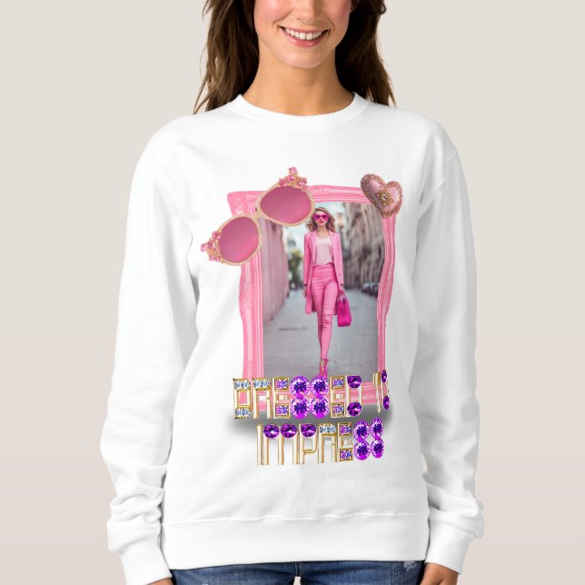 Sweatshirt Habillé pour impressionner (Devant)