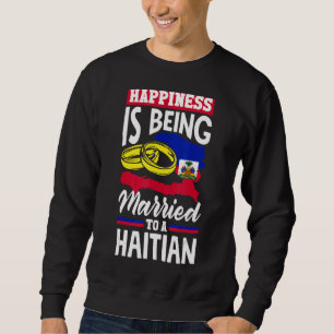 Sweatshirt Haïti Haïti Haïti Haïti Drapeau Citation