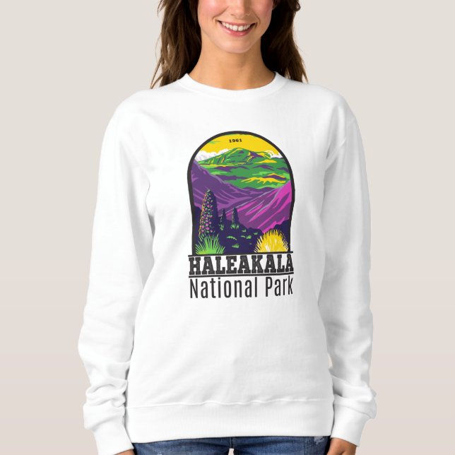 Sweatshirt Haleakala National Park Hawaii Vintage (Devant)