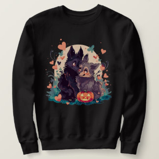 Sweatshirt Halloween de l'amour du chiot