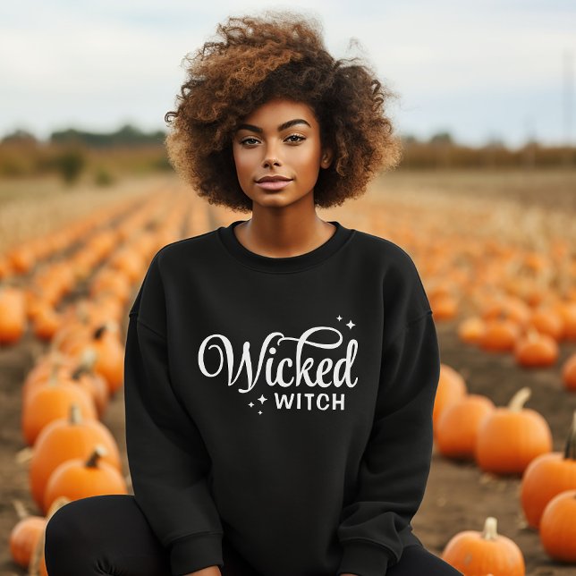 Sweatshirt Halloween en sorcière (Créateur téléchargé)