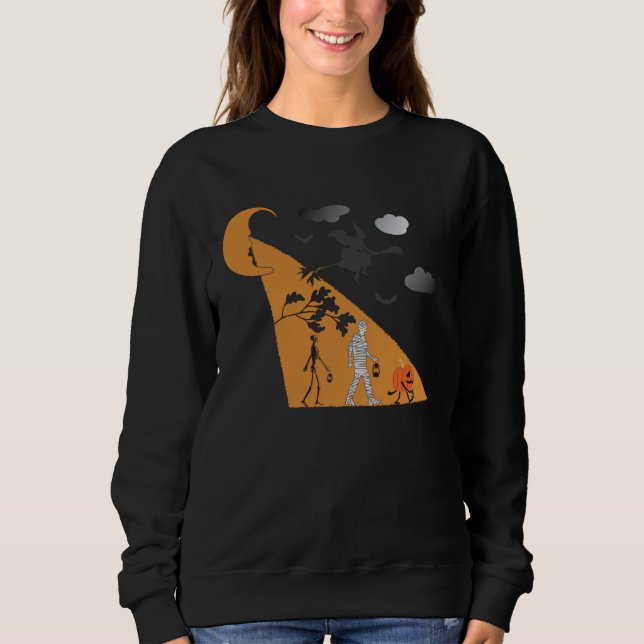 Sweatshirt Halloween Party Costume Tee (Devant)