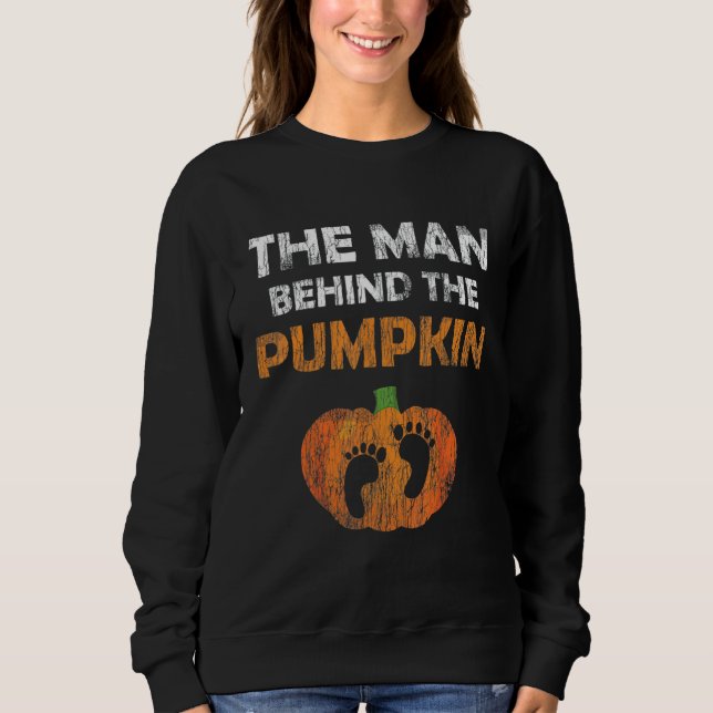 Sweatshirt Halloween Pregnancy  For Men Expecting Pumpkin Cos (Devant)