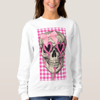 Sweatshirt Halloween rose bonjour l'angoisse