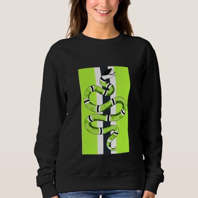Sweatshirt Halloween Serpent Obtenir Em Basket Match 6 Gr Éle (Devant)