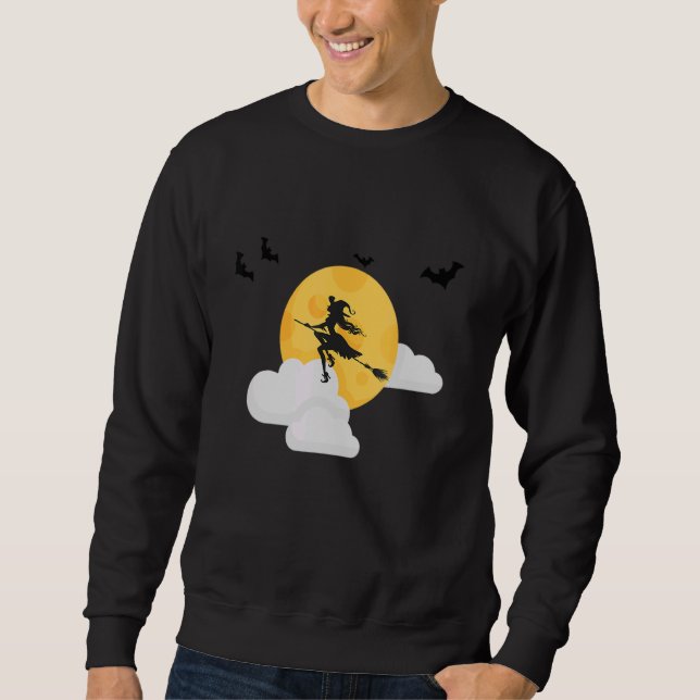 Sweatshirt halloween simple pour hommes et femmes (Devant)