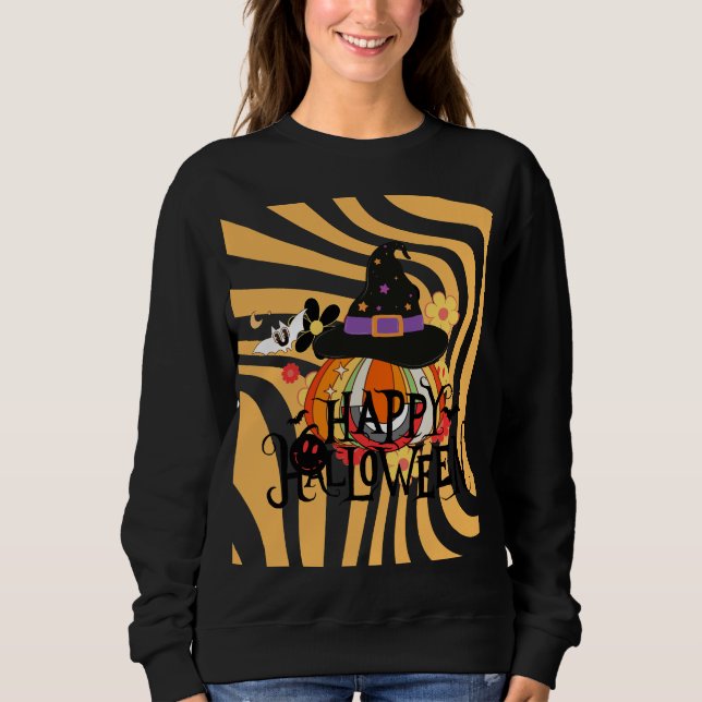 Sweatshirt Halloween Super Retro (Devant)