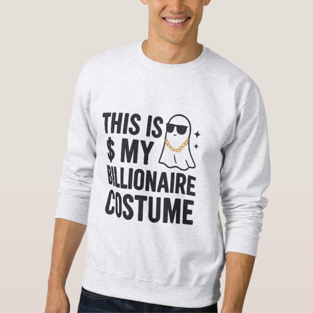 Sweatshirt Halloween virale du milliardaire 2025 (Devant)