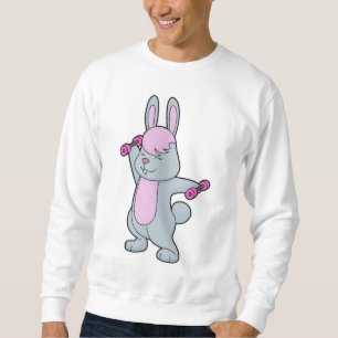 Sweatshirt Haltère de fitness Bunny