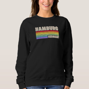 Sweatshirt Hambourg Allemagne Arc-en-ciel Gay pride Merch Ret