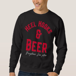 Sweatshirt Hameçons talon et bière brésilienne Jiu Jitsu Mixe