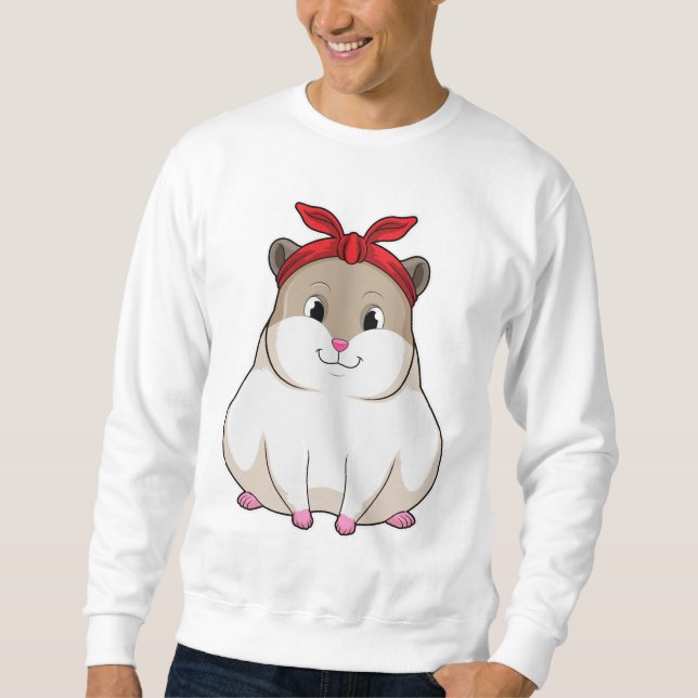 Sweatshirt Hamster avec Bandana (Devant)