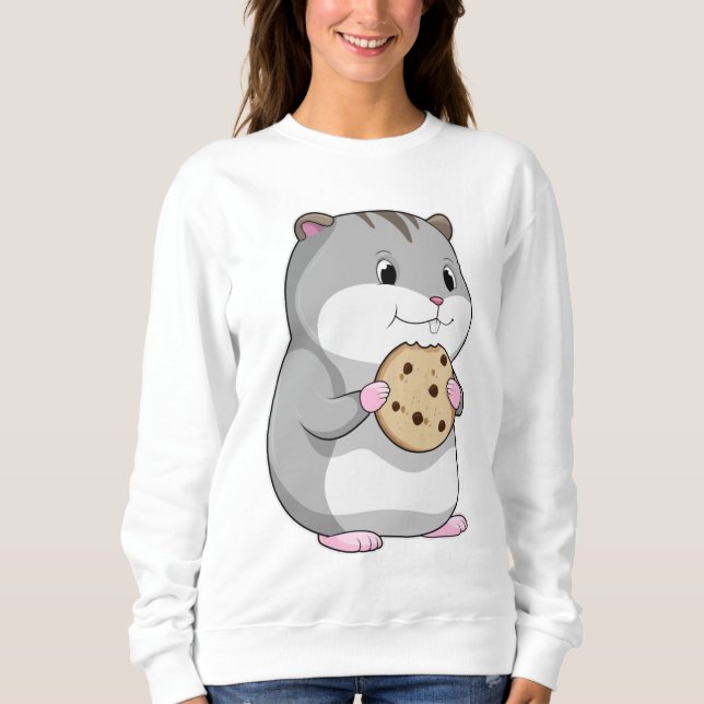 Sweatshirt Hamster avec Cookie (Devant)