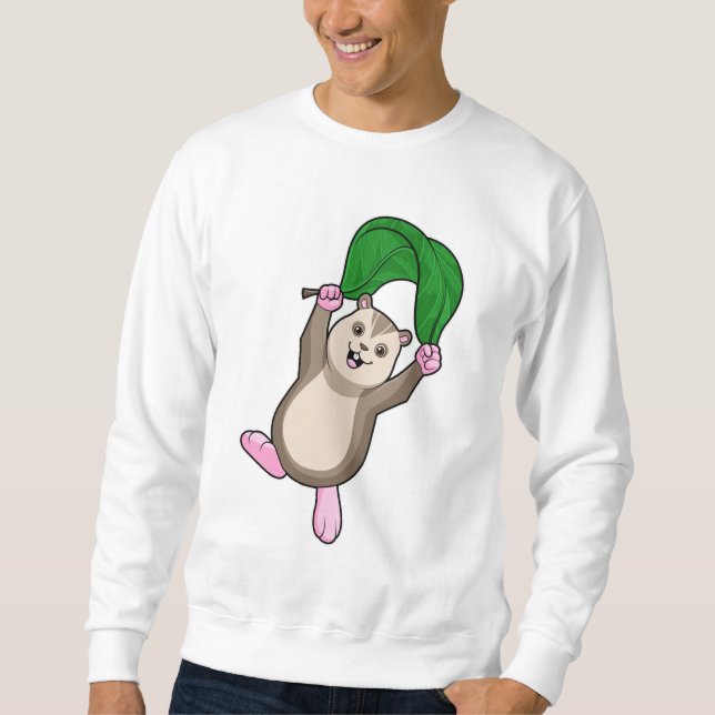 Sweatshirt Hamster avec parachute (Devant)