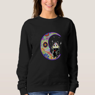 Sweatshirt Hamster Dia De Los Muertos squelette  