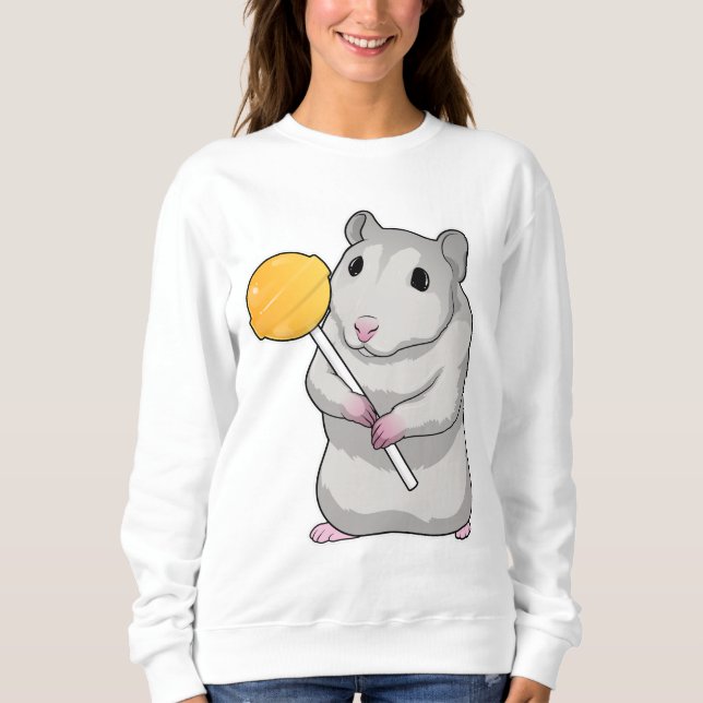 Sweatshirt Hamster Lollipop (Devant)