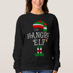 Sweatshirt Hangry Elf Family Christmas Matching Pajamas Group