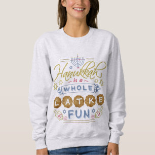 Sweatshirt Hanoukka est des vacances laides drôles