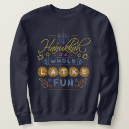 Sweatshirt Hanoukka est des vacances laides drôles