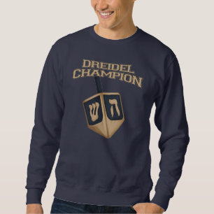 Sweatshirt Hanoukka Funny Dreidel Champion Festive