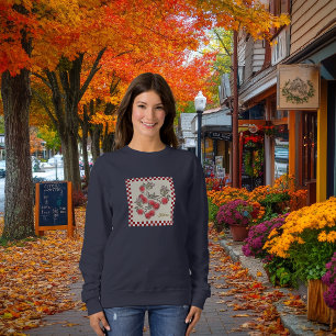 Sweatshirt Happy Fall Apple Harvest Personnaliser le message/