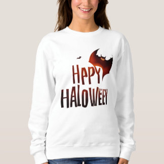 Sweatshirt Happy Halloween Conception de chauve-souris - Éffr