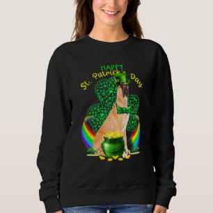 Sweatshirt Happy Jour de la Saint Patrick Great Dane Leprecha
